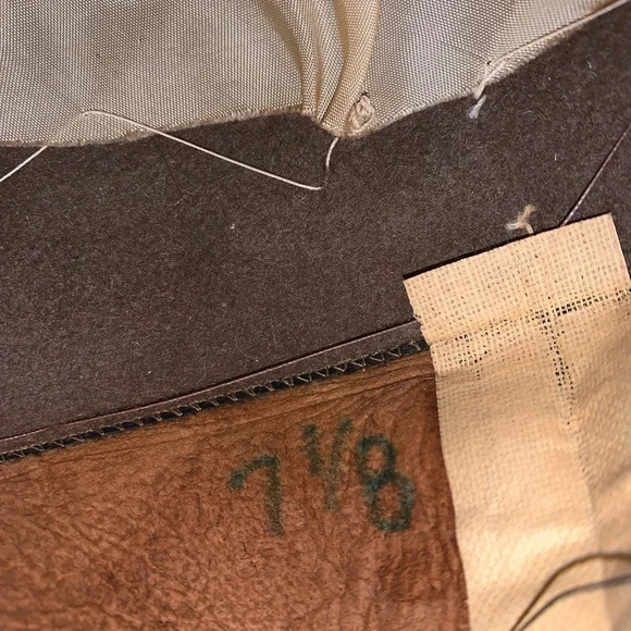 Knox Custom Chase Fifth Ave New York Green Fedora Feather Hat Men’s Size 7 1/8 - Picture 9 of 10